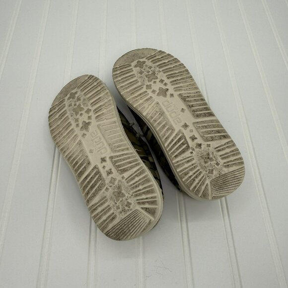 Hey Dude Youth Wally Mossy Oak Camo Shoes Size 1 YT1, EU 33, UK 1 - Picture 6 of 7